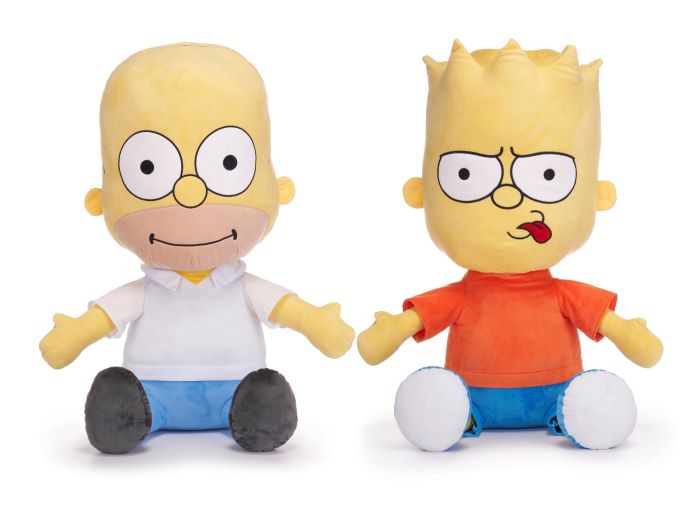 (Mis 8) SIMPSONS  Bart e Homer Peluche 75 cm